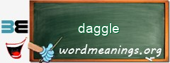 WordMeaning blackboard for daggle